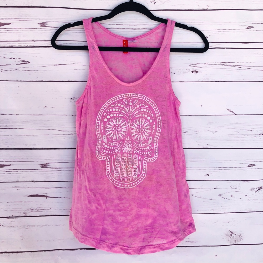 Sugar Skull Burnout Tank